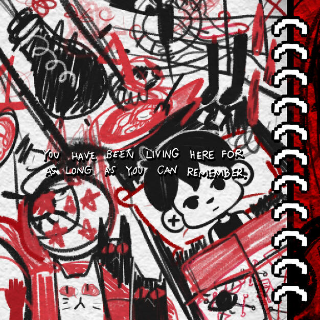 OMORI white space sketchbook